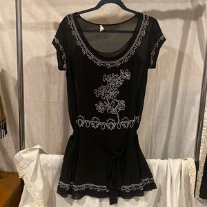 Black beaded dress